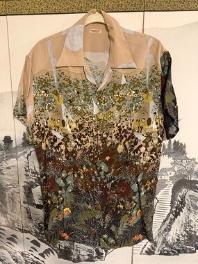 KAPITAL Navajoland Brown/Pink/Beige Rayon Button Down - 3*